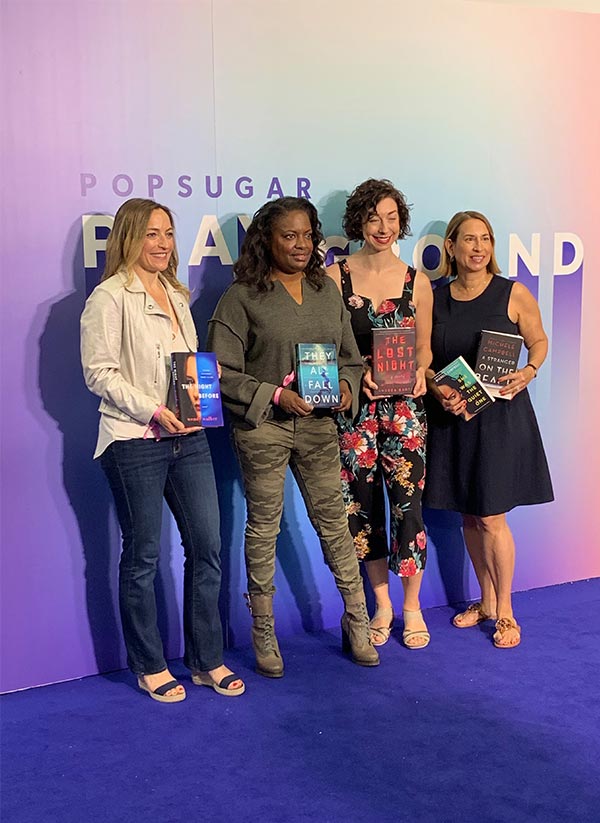 Popsugar Playground in NYC with Wendy Walker, Rachel Howzell Hall, Andrea Bartz and Michele Campbell